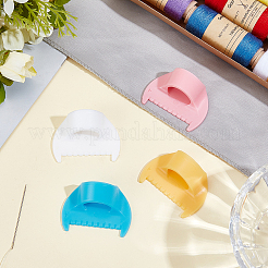 8個 4色 プラスチック製裁縫テンプレート定規  ミシン定規  家庭用ミシン用の新しい定規テンプレートサンプル  ミックスカラー  36x48.5x24.5mm  2個/カラー&nbsp;DIY-CL0001-28