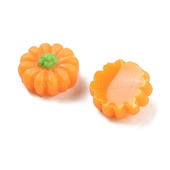 蓄光樹脂デコデンカボション  暗闇で光る  秋のかぼちゃ  オレンジ  8.5x5mm&nbsp;RESI-K036-25