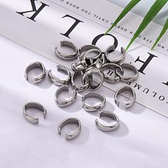 変色しにくい201ステンレススチール製クイックリンクコネクター  フレームコネクター  13x10x4mm  穴：6x10mm&nbsp;STAS-H052-2