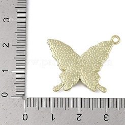 合金エナメルチャーム  ゴールドカラー  バタフライチャーム  ホワイト  20.5x28x3.5mm  穴：1.7mm&nbsp;FIND-U017-04G-02