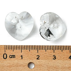 プレシオサ® マキシマ クリスタル ペンダント  チェコクリスタル  433 68 615 ハート  クリスタル00030個  18mm  穴：1.5mm&nbsp;Y-PRC-PD18-00030
