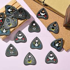 20 個 4 スタイルハロウィンアクリルパーツ  タロットと桃  混合図形  39.5x38x2.5mm  穴：1.4mm  5個/スタイル&nbsp;OACR-CJ0001-94