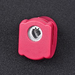 スクラップブッキングとペーパークラフト用のランダムな単色またはランダムな混合色のミニプラスチッククラフトペーパーパンチセット  ペーパーシェイパー  苺  ランダム単色またはランダム混色  33x26x32mm&nbsp;LS-AJEW-L051-16