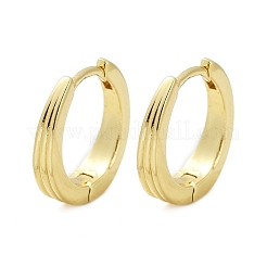 真鍮製フープピアス  カドミウムフリー＆鉛フリー  18KGP本金メッキ  15.5x16x4mm&nbsp;EJEW-L299-02G