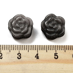 天然ゴールデン黒曜石のビーズ  花  13.5~16x13~16x7.5~9.5mm  穴：1.6mm&nbsp;G-H007-01D