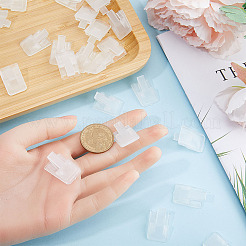 プラスチックリングホルダー39個  リングディスプレイスタンド  長方形  透明  2.4x1.65x1cm&nbsp;KY-CP0001-03