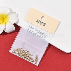 シェグレース 真鍮 パヴェ キュービックジルコニア 長方形コネクターチャーム  カドミウムフリー＆ニッケルフリー＆鉛フリー  長持ちメッキ  18KGP本金メッキ  透明  11x3x1.5mm  穴：1mm＆1.2mm&nbsp;XGRQ2O764-445A-G