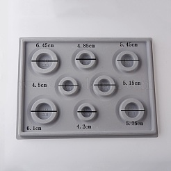 プラスチックビーズデザインボード  濃いグレー  34.8x26x1.6cm&nbsp;X-TOOL-D052-01
