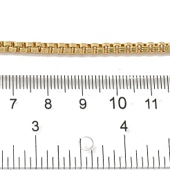 ラックメッキ真鍮チェーン  長持ちする  鉛フリー＆カドミウムフリー  18KGP本金メッキ  3x3x3mm&nbsp;CHC-H107-01G