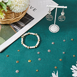 チベットスタイルの合金ビーズキャップ360個、12つのスタイル  花  アンティークシルバー＆アンティーク金色  2~9x2~10x1.5~3mm  穴：1~2mm  30個/スタイル&nbsp;FIND-SC0008-81