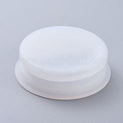 Diyの丸いベースのシリコンモールド  UVレジン用  エポキシ樹脂ジュエリー作り  ホワイト  96x28mm  内径：77mm&nbsp;LS-DIY-D049-02