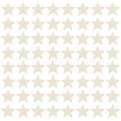 20g 光るプラスチック製スタースパンコールネイルアートデコレーションアクセサリー  ホワイトスモーク  3.5x4x0.2mm&nbsp;KY-SC0002-41