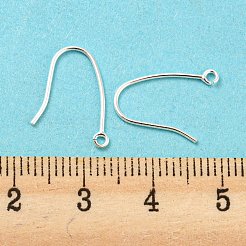 925純銀フープピアスパーツ  銀  16mm  穴：1mm  ピン：0.7mm&nbsp;STER-H107-08S