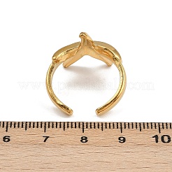女性用304ステンレススチールオープンカフリング  ヒトデ  ゴールドカラー  21.5mm  内径：16mm&nbsp;RJEW-K303-04G