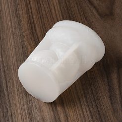バラと蛇のシリコン型キャンドル型  キャンドルアロマテラピー作り用  ホワイト  90x115mm&nbsp;LS-SIL-B070-04