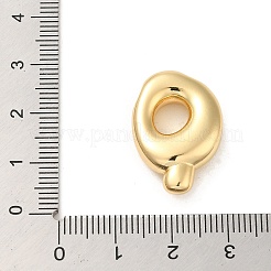 真鍮製ペンダント  18KGP本金メッキ  文字Q  24.5x16.5x5mm  穴：3.6x2mm&nbsp;LS-KK-O145-01Q-G