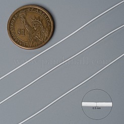 ポリエステルワックスコード  ビードコード  乳白色  0.5mm  約169.51~174.98ヤード（155~160m）/ロール&nbsp;YC-0.5mm-125
