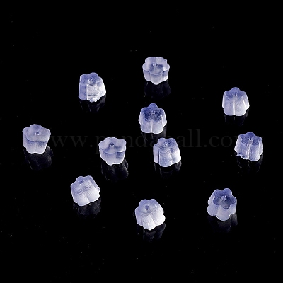 プラスチック製ピアスキャッチ  ピアスバックキャッチ  透明  1000個/箱&nbsp;KY-YW0001-05-1