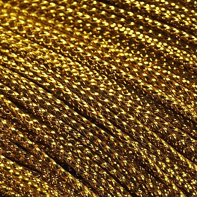 メタリック糸  刺しゅう糸  染め  ゴールド  0.8mm&nbsp;AS008Y-1