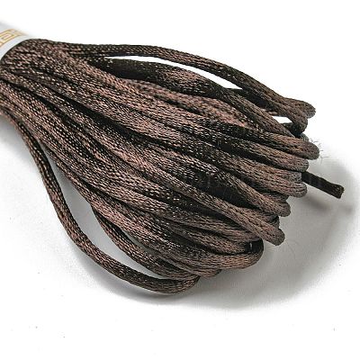 ポリエステル刺繍糸  クロスステッチの糸  サドルブラウン  2mm  10 M /バンドル&nbsp;OCOR-C005-B13-1