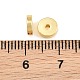 真鍮ビーズ  ディスク  ラックめっき  長持ちメッキ  鉛フリー＆カドミウムフリー  18KGP本金メッキ  6x2mm  穴：0.9mm&nbsp;KK-CBA78C7-13G-3