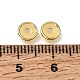 真鍮ビーズ  ディスク  ラックめっき  長持ちメッキ  ゴールドカラー  6x1mm  穴：1.5mm&nbsp;KK-CBA0DF0-18D-G-2