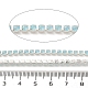 鉄ラインストーンカップチェーン  スプールで  銀  光azore  3x3x2.5mm  約10ヤード/ロール&nbsp;CH-A008-02G-3