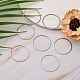 変色しにくい304ステンレススチール製リンクリング  ステンレス鋼色  35x1mm  内径：32.5mm&nbsp;STAS-T047-15B-5
