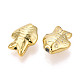 メッキアクリルビーズ  魚  黄金メッキ  20x15x8~8.5mm  穴：2.2mm&nbsp;SACR-T017-86-2