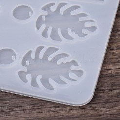食品グレードのイヤリング DIY シリコンペンダント型キット  デコレーションメイキング  レジン型  UVレジン用  エポキシ樹脂ジュエリー作り  ホワイト  117~147x105~137mm  503個/セット&nbsp;PW-WG51666-03