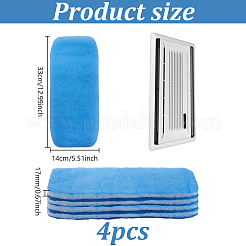 車のエアコンフィルタースクリーンディスペンサー用セルコットン4個  藤紫色  330x140x17mm&nbsp;AJEW-GA0009-25B