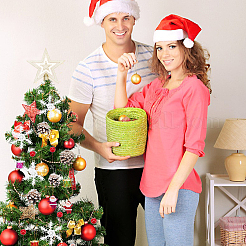 7スタイルのメリークリスマスプラスチックペンダントデコレーションセット  クリスマスツリーの吊り飾り用  混合図形  ミックスカラー  72~176x112~191x1.5~22mm&nbsp;HJEW-BC0001-45