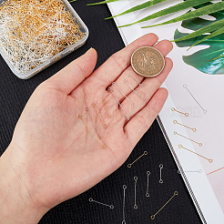 7種類のスタイルの鉄製アイピン840個と316サージカルステンレススチール製アイピン120個  カドミウムフリー＆鉛フリー両面アイピン  ミックスカラー  15~30x0.4mm  穴：1.6~1.8mm  ヘッド：3mm  120個/スタイル&nbsp;IFIN-AR0001-14