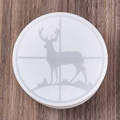 動物キャンドルシリコン型  芳香剤用  鹿  103x30mm  内径：102mm&nbsp;DIY-U004-01D