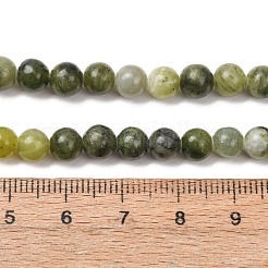 天然な中国のヒスイのビーズ連売り  台湾ヒスイ  ラウンド  6mm  穴：1mm  約58~60個/連  15インチ&nbsp;G-F363-6mm