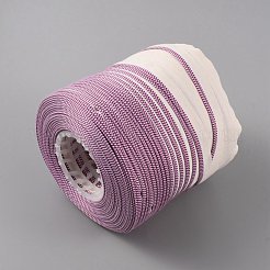 フラットコットンブックヘッドバンド  ニットストリップとスプール付き  装丁装飾用  オールドローズ  13x1mm  約109.36ヤード（100m）/ロール&nbsp;OCOR-WH0067-52A