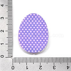 イースターシリーズ シリコンビーズ  焦点ビーズ  混合図形  ミックスカラー  29~30x22~22.5x5.5~6mm  穴：3mm&nbsp;SIL-J001-03