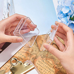 プラスチックビーズ収納ケース  正方形  透明  6x6x3cm  内径：5.6x5.6のCM  10個/箱&nbsp;CON-BC0005-56A