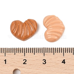 オペーク樹脂カボション  模造食品  ミックスカラー  チョコレート  11x14x5mm&nbsp;CRES-M037-04C