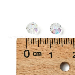プレシオサ®クリスタルビーズ  チェコクリスタル  双円錐形(451 69 302 ロンデル)  00030 200 クリスタル アブ  5mm  穴：1mm&nbsp;X-PRC-BA5-00030-200