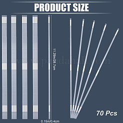 プラスチック製本背表紙テープ  ホットメルト接着製本補修テープ  ホワイト  287x4x1.3mm  70pc&nbsp;FIND-CP0002-09C