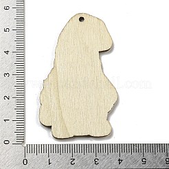 ウッドペンダント  感謝祭のテーマ  オレンジ  カボチャ  55x34x2.5mm  穴：2mm&nbsp;WOOD-M012-01N