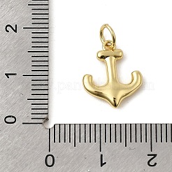 ヘルムチャーム真鍮ペンダント  長持ちメッキ  ラックめっき  18KGP本金メッキ  14x12x2.5mm  穴：3mm&nbsp;KK-CJC0013-12G