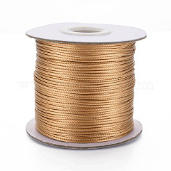 韓国のワックスポリエステルコード  ダークチソウ  1mm  約85ヤード/ロール&nbsp;YC1.0MM-04