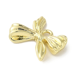 ラックメッキ合金ペンダント  カドミウムフリー＆ニッケルフリー＆鉛フリー  蝶結び  ゴールドカラー  13x15.5x3mm  穴：1.8mm&nbsp;PALLOY-P304-11G