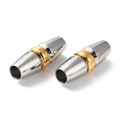 303ステンレススチール製バヨネット留め具  コラム  ゴールデン·ステンレス鋼色  26x9mm  穴：5mm&nbsp;STAS-C076-01B