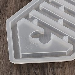 DIYシリコンモールド  デコレーションメイキング  レジン型  UVレジン用  エポキシ樹脂ジュエリー作り  ハート  121x91x7mm&nbsp;DIY-H176-01C