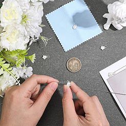 スターリングシルバーチャーム5個925個  銀色のメッキ  丸カン付き  花  9.5x8x2.5mm  穴：3.5mm&nbsp;STER-BBC0009-44B