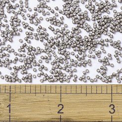 MIYUKIデリカビーズ  シリンダー  日本製シードビーズ  11/0  （db1169)亜鉛メッキマットピューター  1.3x1.6mm  穴：0.8mm  約10000個/袋  50 G /袋&nbsp;SEED-X0054-DB1169