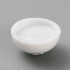 プラスチッククラフト目  目のカボション  かぎ針編みのおもちゃやぬいぐるみ用  半円  グリーン  12x6mm&nbsp;DIY-WH0488-85A-03